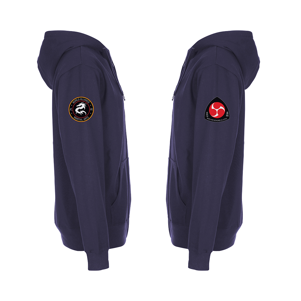 Mizu-No-Kokoro Ryu – Zip Hoodie W/4 Print - Billede 2