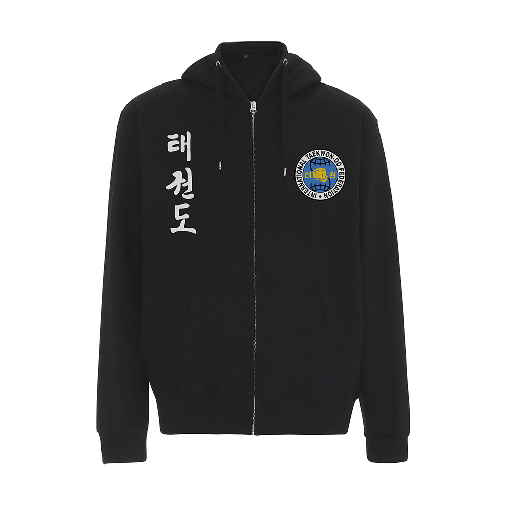 ITF Hoodies Zip – Front & Back Print - Billede 3