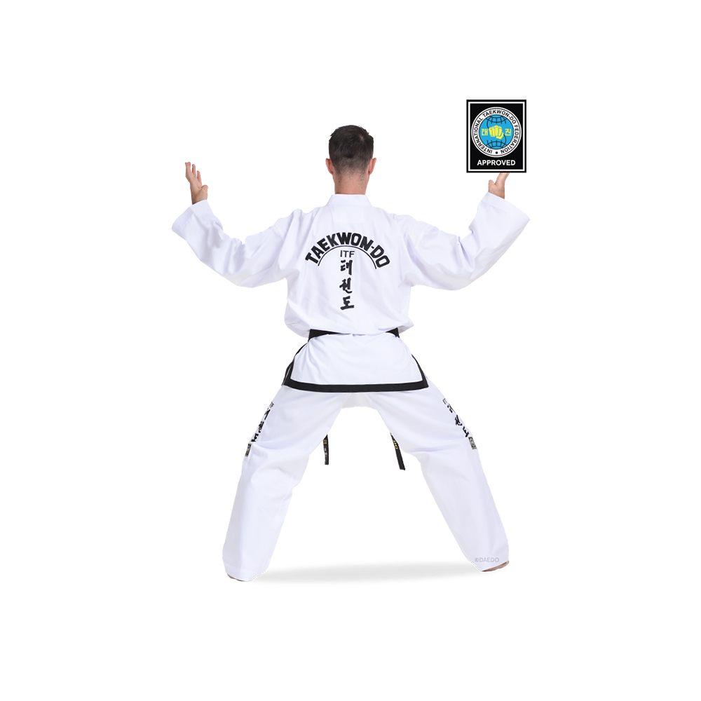 ITF Dobok Black Belt Twill - Billede 2