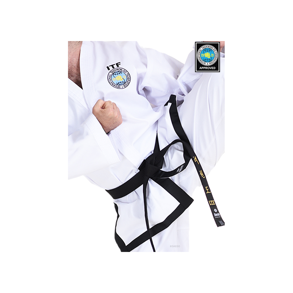 ITF Dobok Black Belt Twill - Billede 3