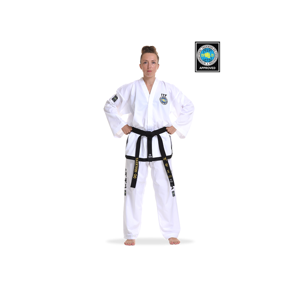 ITF Dobok Black Belt Ultra High-Tech