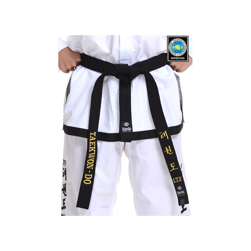 ITF Dobok Black Belt Ultra High-Tech - Billede 4