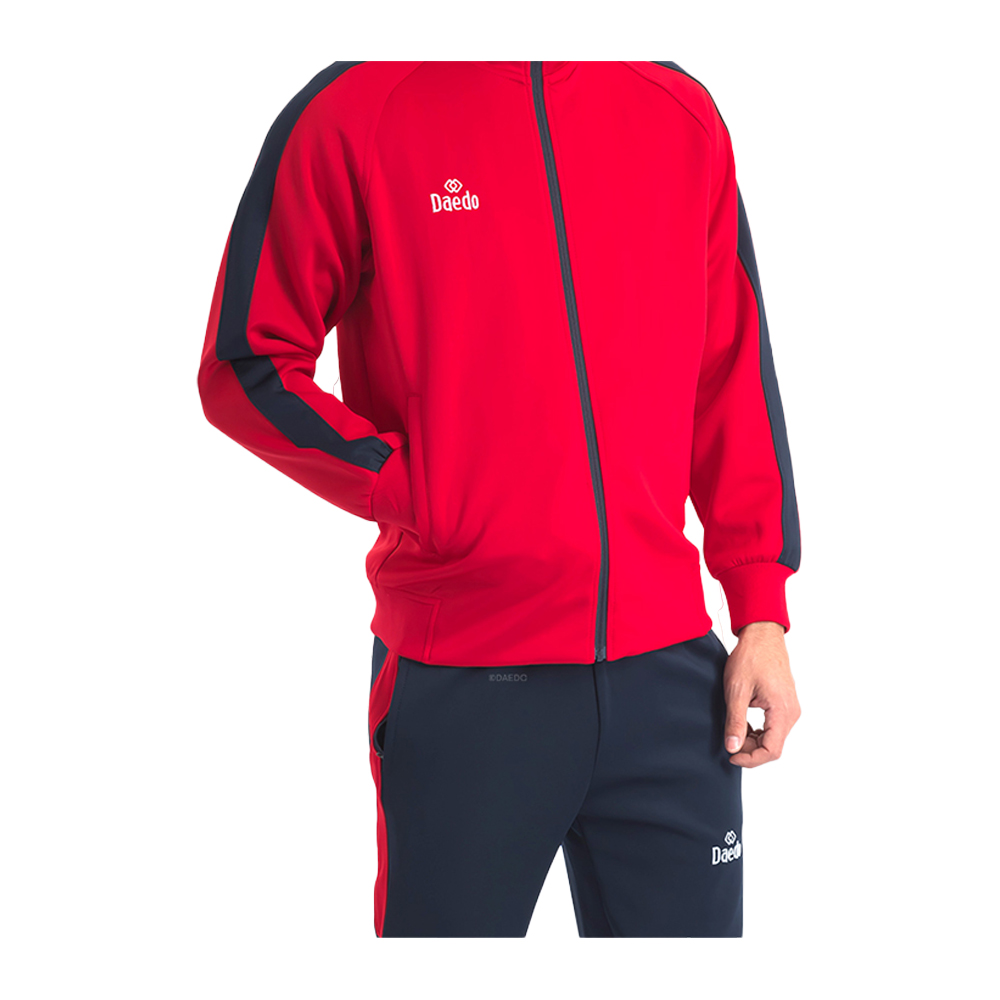 Daedo Slim Fit Tracksuit Rød/Blå - Billede 2