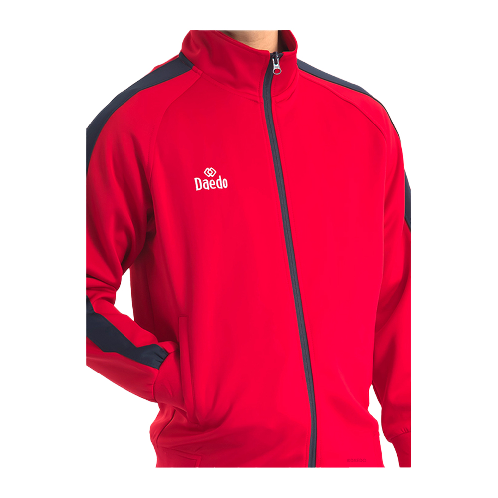 Daedo Slim Fit Tracksuit Rød/Blå - Billede 3