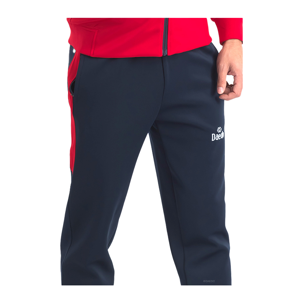 Daedo Slim Fit Tracksuit Rød/Blå - Billede 4